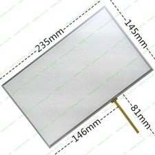 10.2 inches 1PCS New 10.2" Resistive Touch Screen Glass 4Pin 16:9 235 145mm