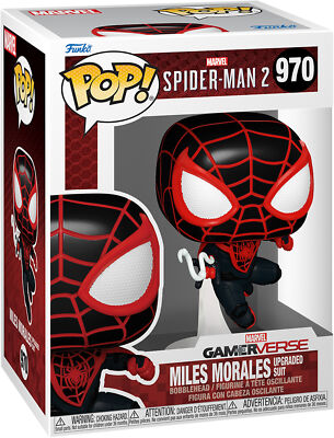 Spider-Man 2 - Miles Morales Updraded Suit 970 - Funko Pop! Vinyl Figur