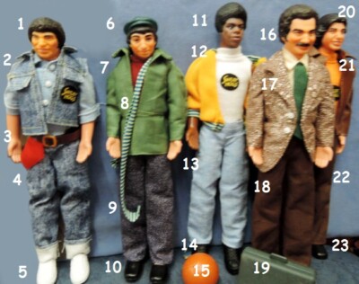 1976 WELCOME BACK KOTTER 9'' mattel figure -- SHIRT PANTS JACKET SHOES HEAD BODY