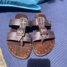 Sbicca vintage collection women s size 7 buckle sandal