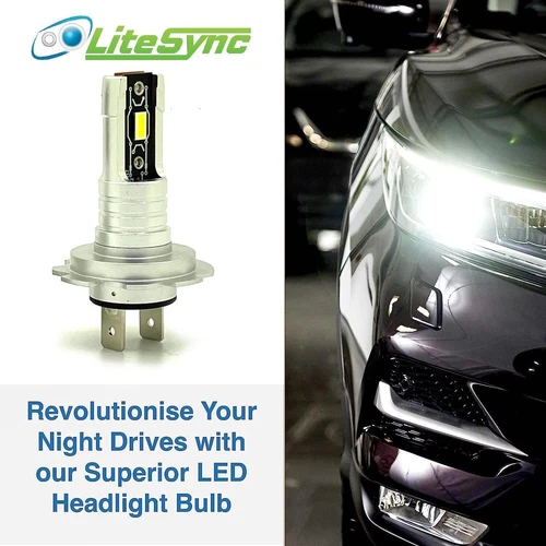 Micro H7 V12 CSP LED Headlight Bulbs Kit 8000lm For Ssangyong Rexton 2004-2012 - Picture 11 of 17
