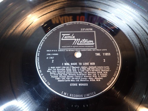 Stevie Wonder I Was Made To Love Her 12 Zoll Vinyl LP 1968 UK Tamla TML 11059 - Bild 7 von 8
