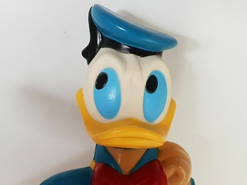 DONALD Figurine 25cm bubble bath bottle bouteille bain moussant jouet vintage 90 - Picture 3 of 12