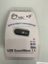 SIIG SoundWave USB 1.0/1.1 CES00012S2 Sound Card New Laptop USB