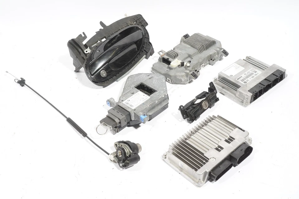 BMW 750Li 2006-2008 Juego de encendido módulo de bloqueo de llave 7 piezas OEM Foto 2 de 4