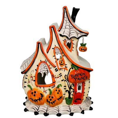 Blue Sky Clayworks Pumpkin Palace Candle House Heather Goldminc Halloween