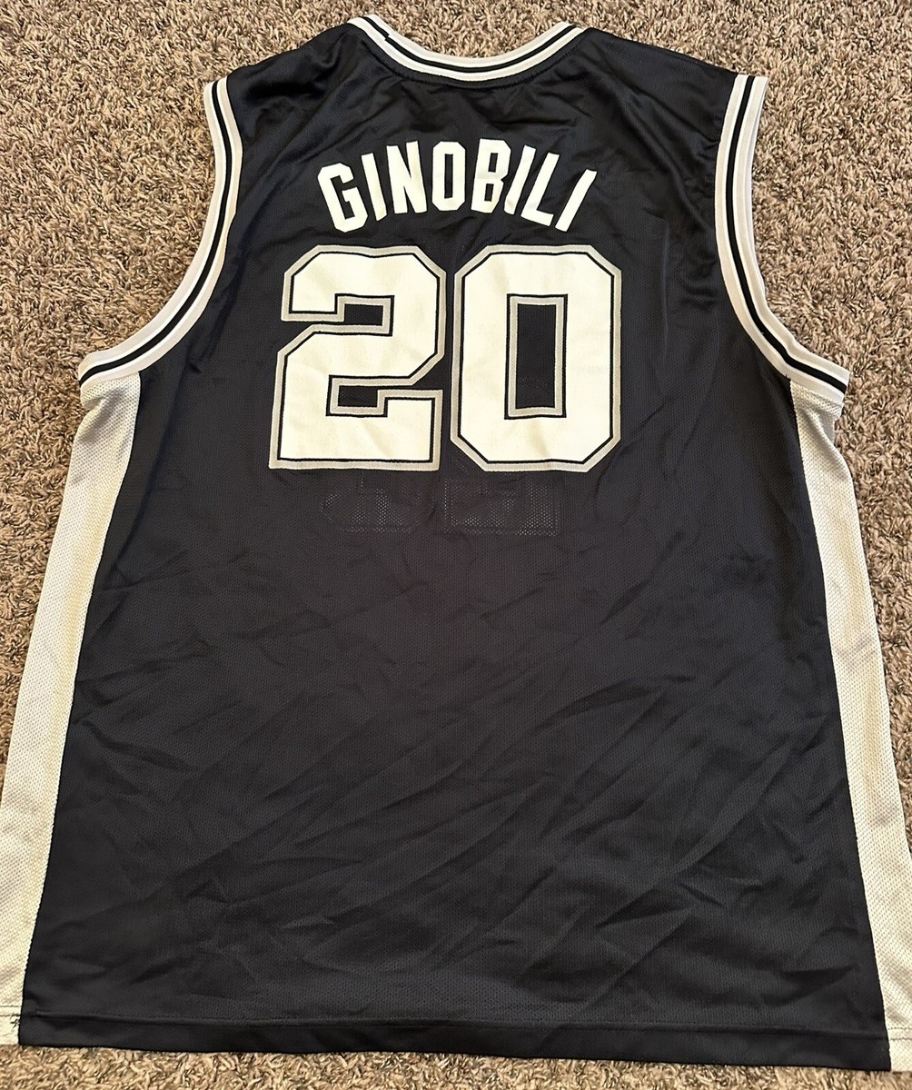 Vintage Adidas NBA Manu Ginobili San Antonio Spurs