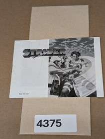 Strider  - Nintendo NES- Manual Only **NO GAME!