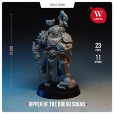 Artel W Ripper of the Dread Squad 2.0 28mm Miniature Space Marine Chaos