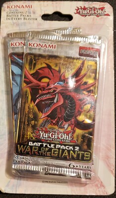Yugioh Battle Pack 2: War of the Giants Blister 2-Pack. ( 1st
