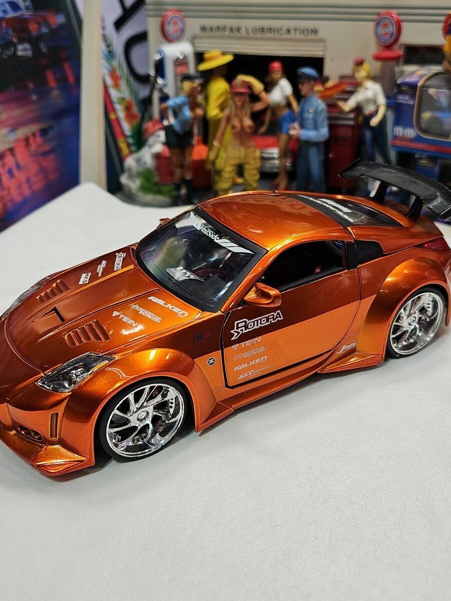 Jada Nissan Z Import Racer 1:24 Scale Veilside Rotora Orange Jada Nissan Z Import Racer 1:24 Scale Veilside Rotora Orange
