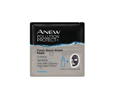Avon    ANEW POLLUTION PROTECT +      Tuchmaske     3 Stück     NEU    OVP  