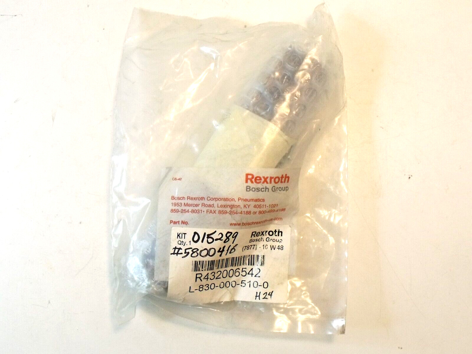 NIB Rexroth / Bosch R432006542 5-Station Manifold: 10-32 Ports
