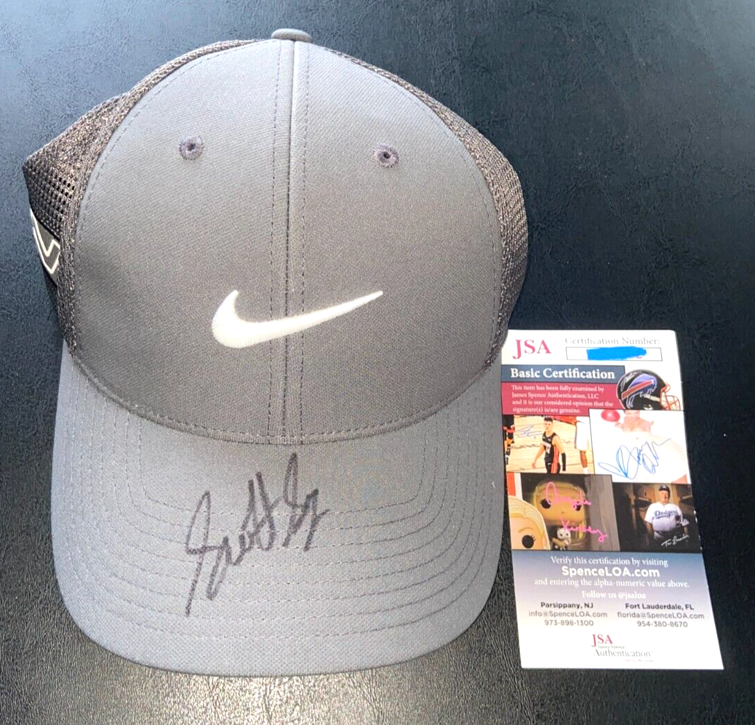 SCOTTIE SCHEFFLER Autographed Signed NIKE HAT US OPEN GOLF PGA MASTERS 2022 2024 JSA 