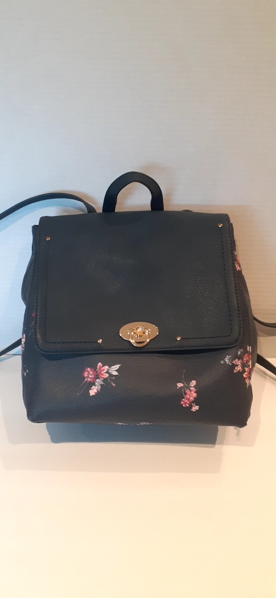 LC Lauren Conrad Black Backpack Women Zipper Accents Lined Gold Hardware LC Lauren Conrad | Bags | Lc Lauren Conrad Vegan Leather  main image 2