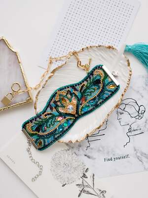 Abris Art Bead Embroidery Decoration Kit Viridian ADB-008