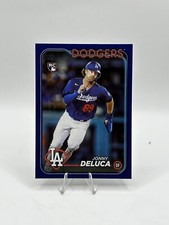2024 Topps Series 1  Royal Blue #233 Jonny Deluca Rookie Los Angeles Dodgers