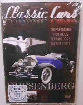 DVD Duesenberg Ferrari Talbot Hot Rods Automobil Geschichte Classic Cars #T642 - Bild 1 von 2
