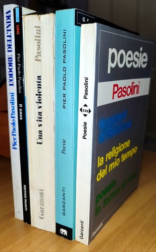 lotto vintage opere e saggi su PIER PAOLO PASOLINI Poesie Denunce Viaggi Romanzi - Picture 3 of 15