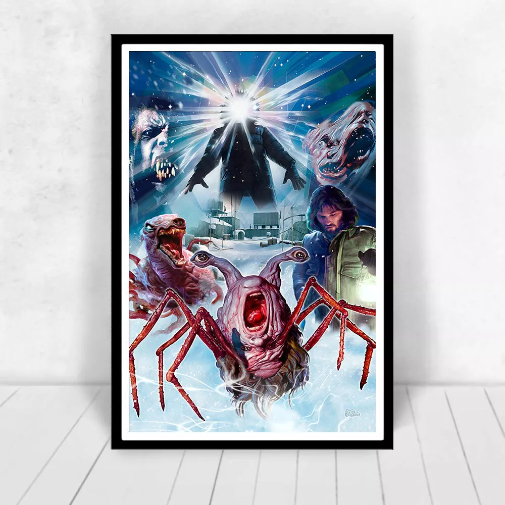 THE THING 1982 art print poster John Carpenter horror movie by Scott Jackson