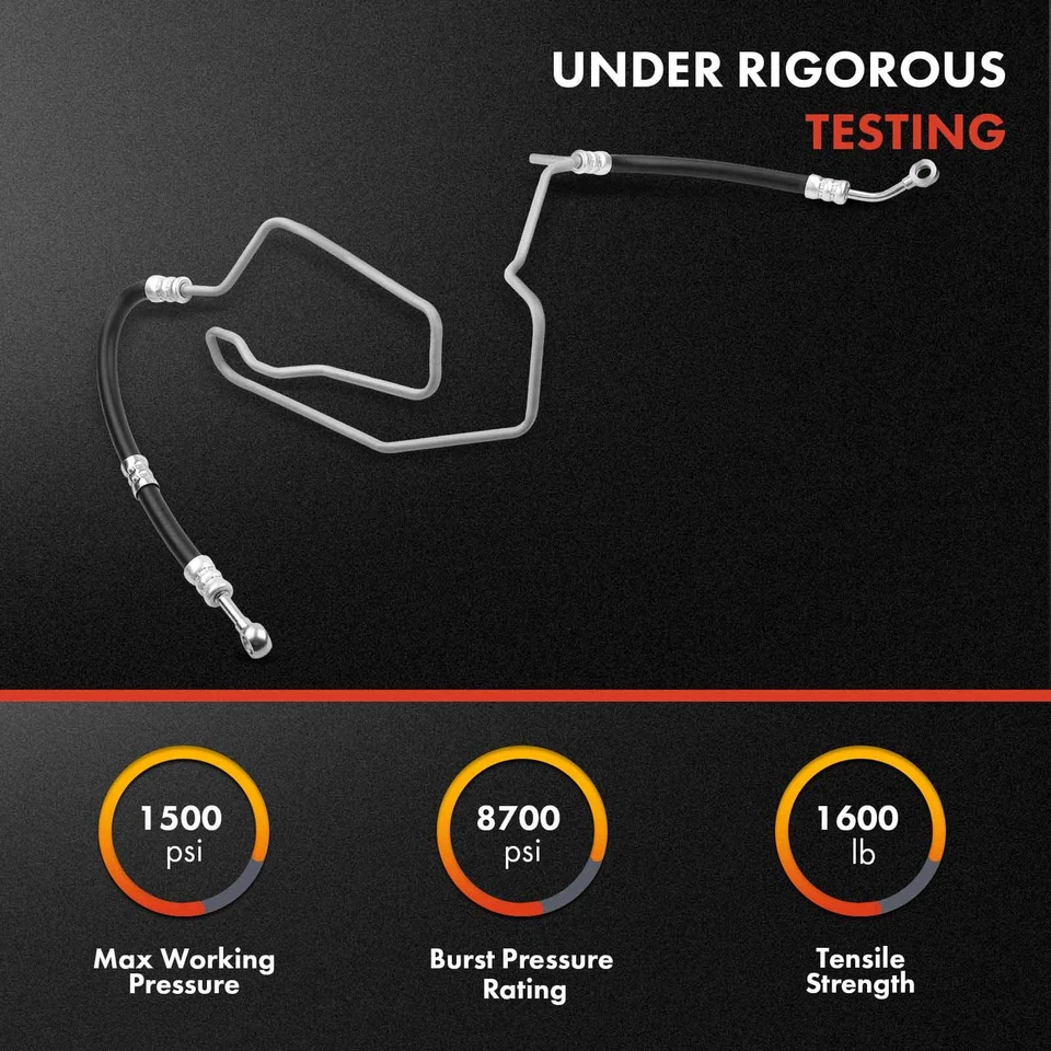 Power Steering Pressure Line Hose Assy for Volkswagen Golf 99-04 1.9L 2.0L 2.8L - Image 2 of 4