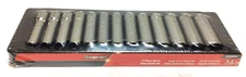 NEW Snap-on 1/2" drive 6-point DEEP socket SET 12 thru 24 mm 313TSMYA SEALed