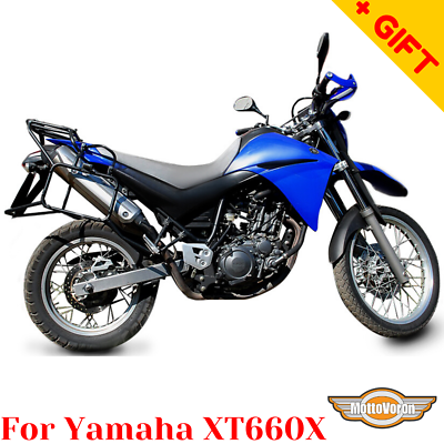 For Yamaha XT660X rack luggage system XT 660 X side carrier for