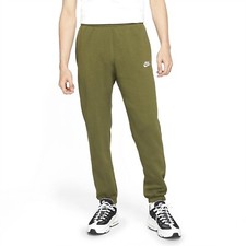 Nike Sportswear Club Fleece Cuffed Joggers Green Men's Size Large Bv2737  for sale online | eBay