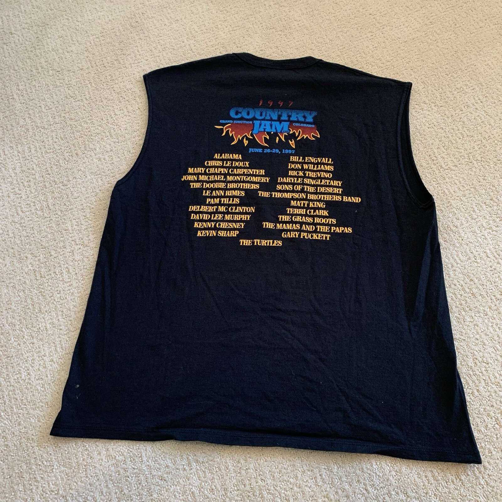 ALTRA Canotta vintage Country Jam 1997 concerto Grand Junction Colorado Bill Engvall 2XL