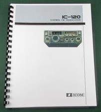 Icom IC-120 Instruction Manual: Comb Bound with Protective Covers 