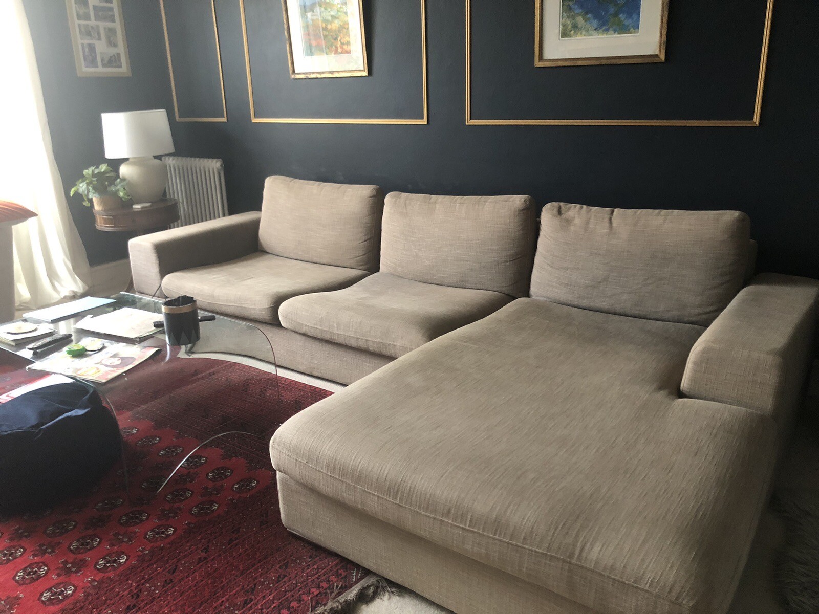 large corner sofa used eBay