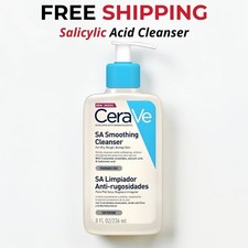 CeraVe SA Smoothing Cleanser 236ml Salicylic Acid Dry Rough Bumpy Skin