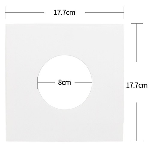 Einfache Folie Home Vinylsammlung Vinyl -Rekordhülsen Kratzerschutz Staubschutz - Photo 10/14