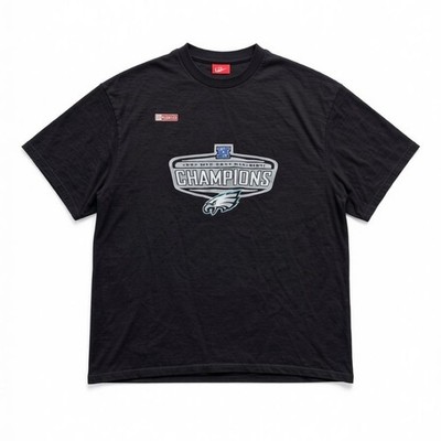 Philadelphia Eagles NFL Team Apparel T-Shirt Herren 2002 Champs XL Schwarz