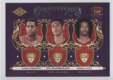 2009 Crown Royale Rookie Royalty Jeff Pendergraph Jordan Hill James Johnson 0f8