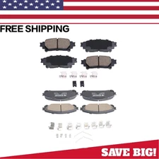 For Toyota Highlander Sienna Lexus RX350 RX450h Front Rear Ceramic Brake Pads