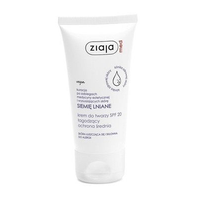 ZIAJA MED Linseed Soothing Face Cream SPF 20 50 ml