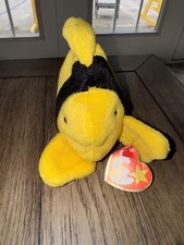 Ty Beanie Baby - BUBBLES the Fish (6 Inch) NEW MWMTs Stuffed Toy Retired