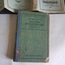 ‎Cours Abrégé d'Histoire MALET ISAAC - 1922 + couverture publicitaire d'époque