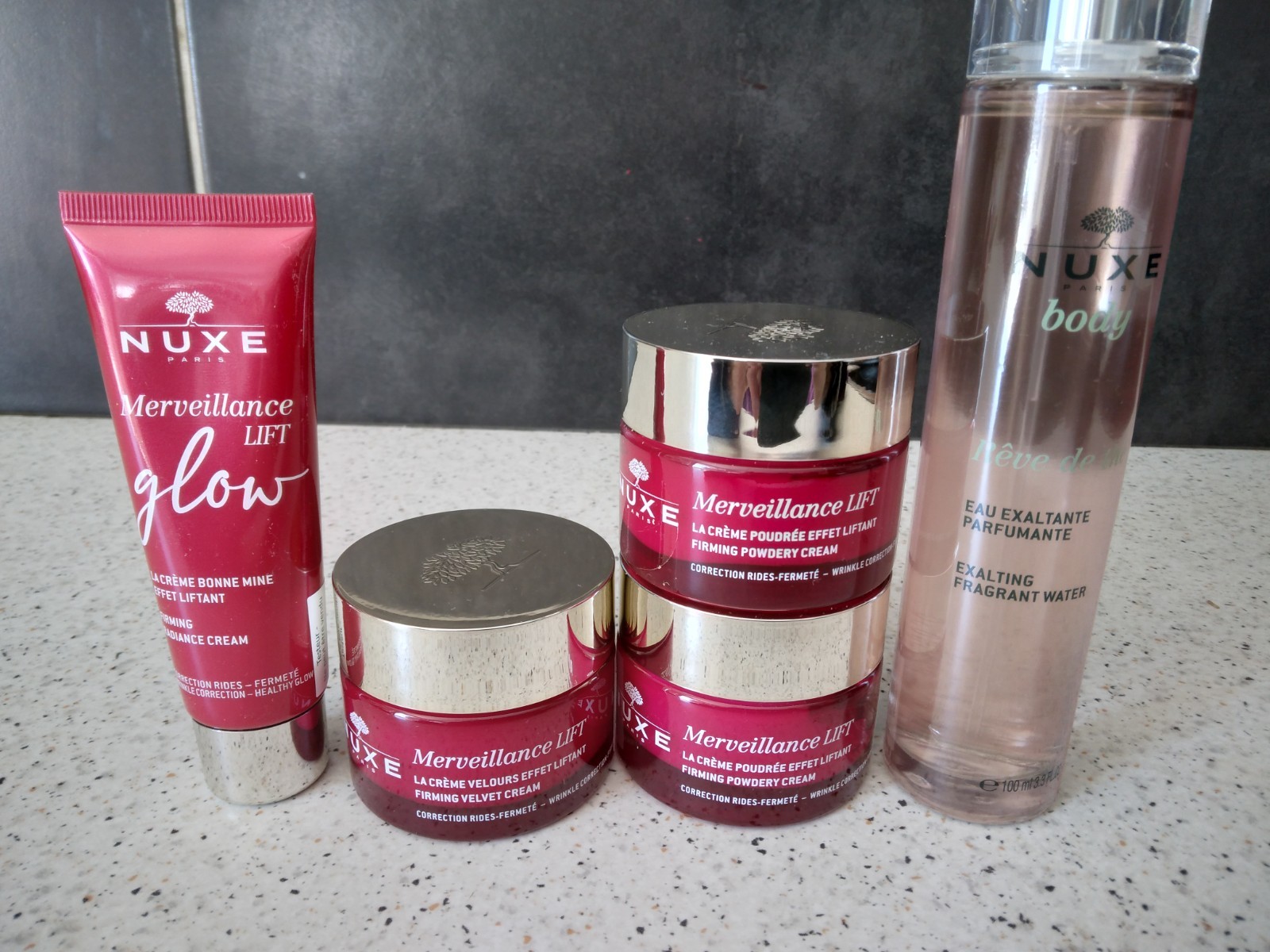 NUXE Merveillance Lift lot de soins effet tenseur et crème rides installées
