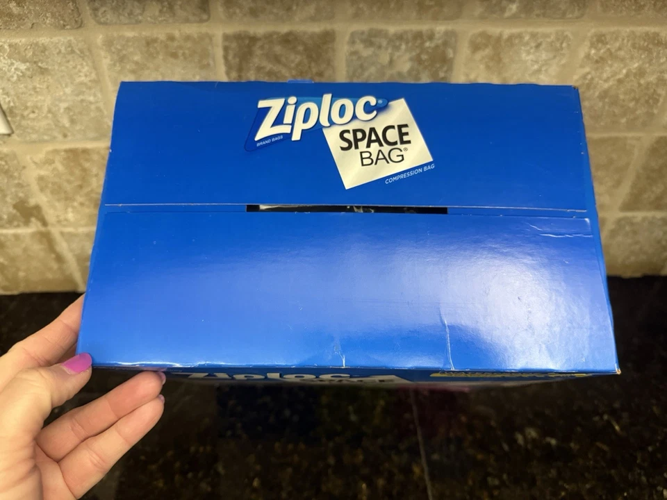 BOLSAS DE SELLADO AL VACÍO ZIPLOC PAQUETE DE VALOR DE 10 BOLSAS ESPACIALES HERMÉTICAS IMPERMEABLES SURTIDAS Foto 2 de 4