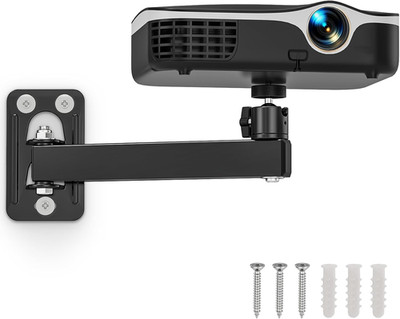 Projector Wall Ceiling Mount Stand Adjustable 360 Swivel Mini Projector Arm