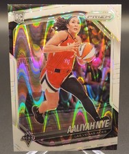 2025 Panini Prizm WNBA - Aaliyah Nye #15 White Seismic Prizm (RC) Las Vegas Aces