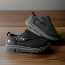 FitVille Marca Diabetic Mens Shoes US 11.5 Arch Heel Support Wide Width EUC