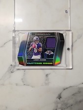 2018 Lamar Jackson ROOKIE CARD Panini Obsidian Cutting Edge Relics 43/50 Ravens. rookie card picture