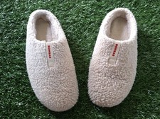 Bombas Women's Sunday Slipper Sherpa Ivory Cream Size 8