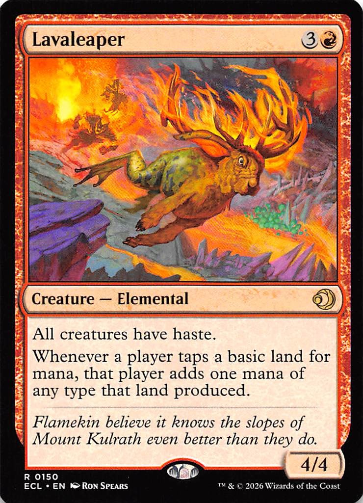 Lavaleaper 150 Lorwyn Eclipsed Magic the Gathering
