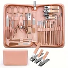 30PCS Stainless Steel Nail Clipper Set Manicure Pedicure Grooming Kit Green