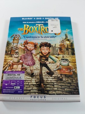 The Boxtrolls Blu-ray + DVD + Digital HD Combo Pack Laika Focus Features PG
