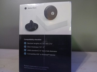 Level Lock Touch Edition Smart Deadbolt Matte Keyless Entry NEW SEALED